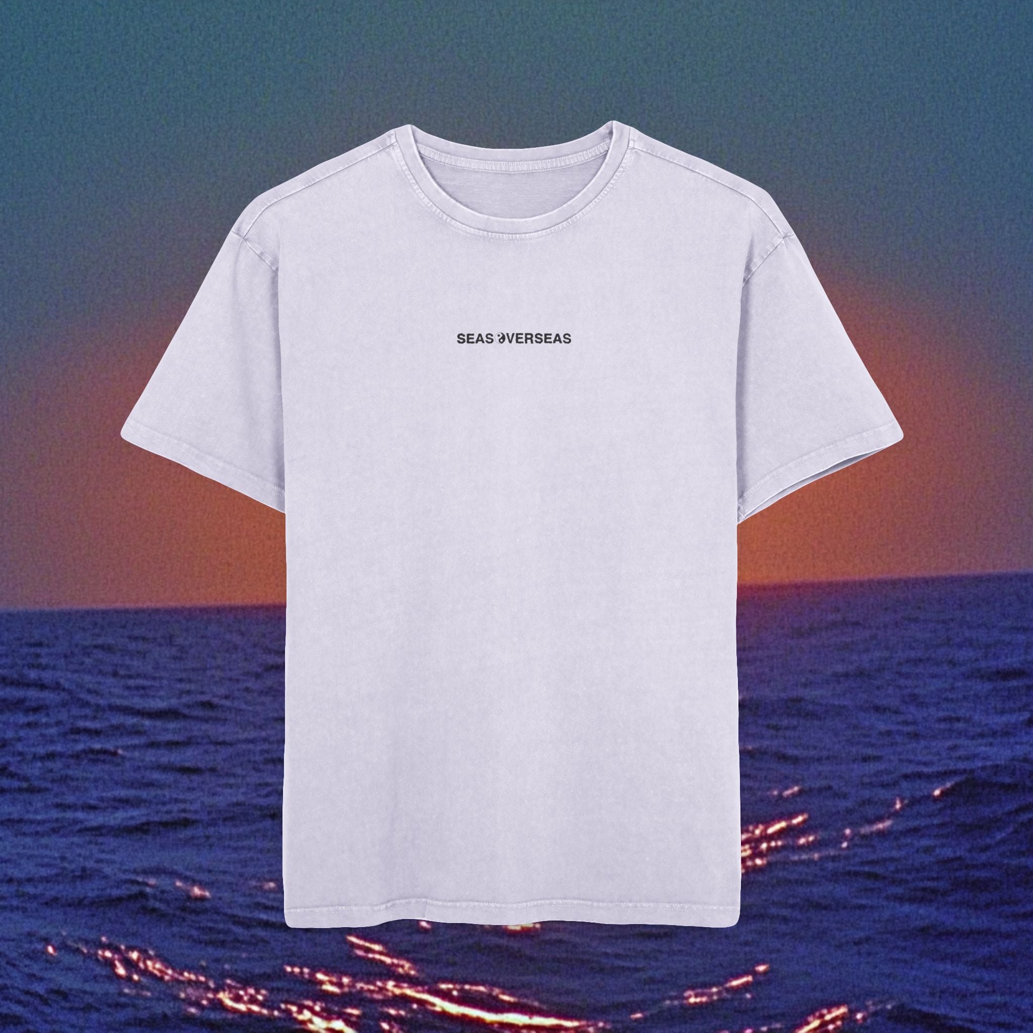 SEAS OVER SEAS Box Tee-Acid Washed