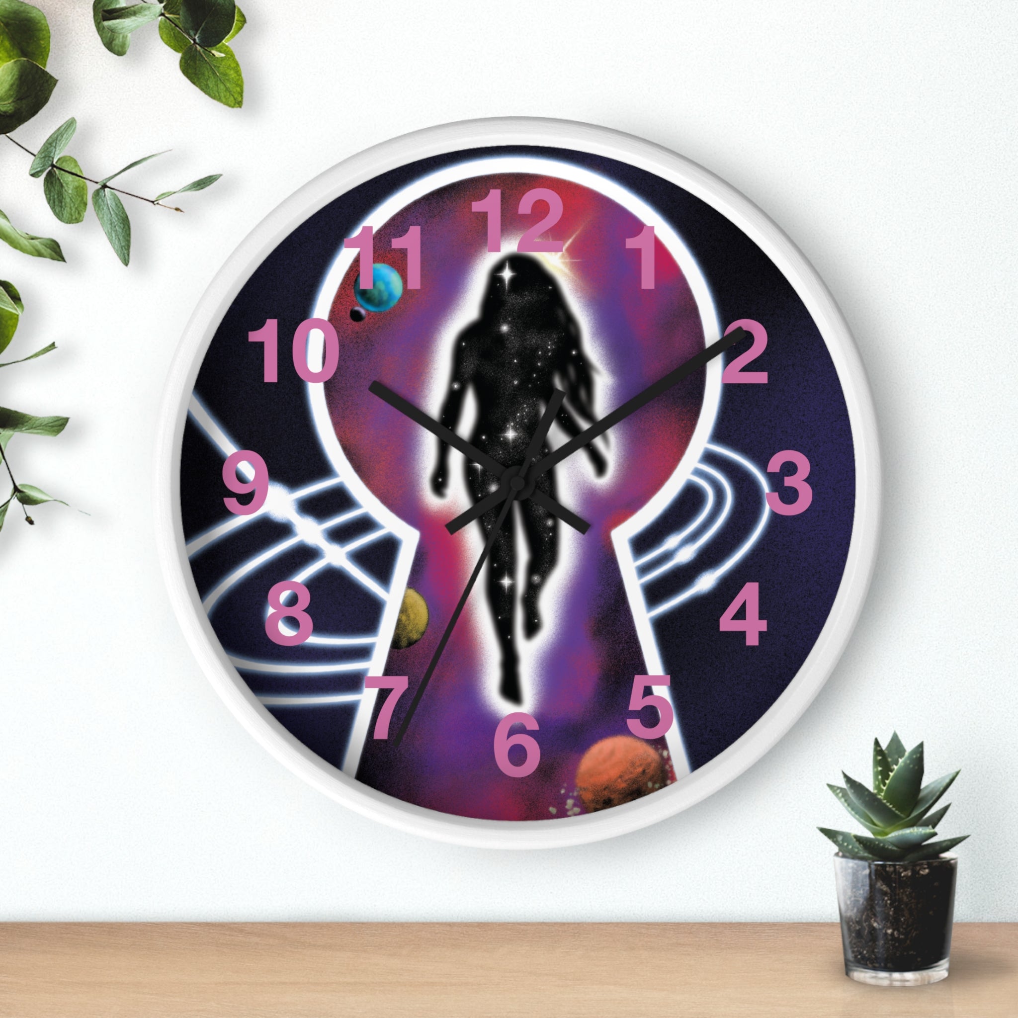 SEAS OVER SEAS Album Art Clock
