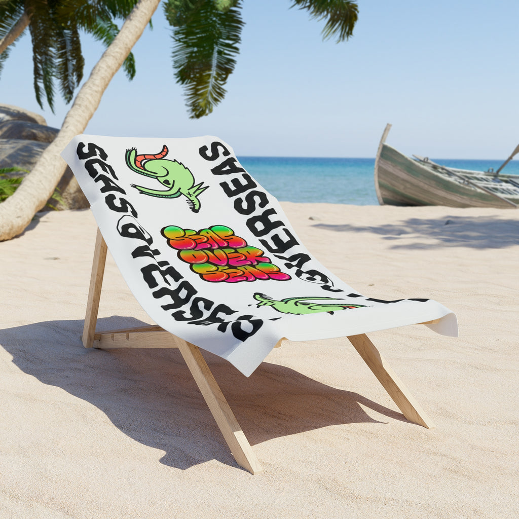 SEAS OVER SEAS Beach Towel