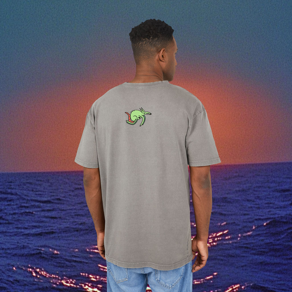 SEAS OVER SEAS Box Tee-Acid Washed