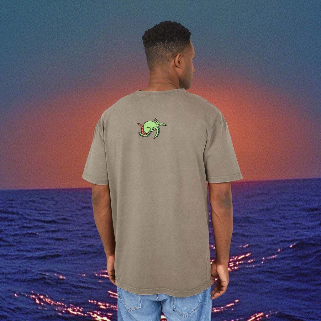 SEAS OVER SEAS Box Tee-Acid Washed