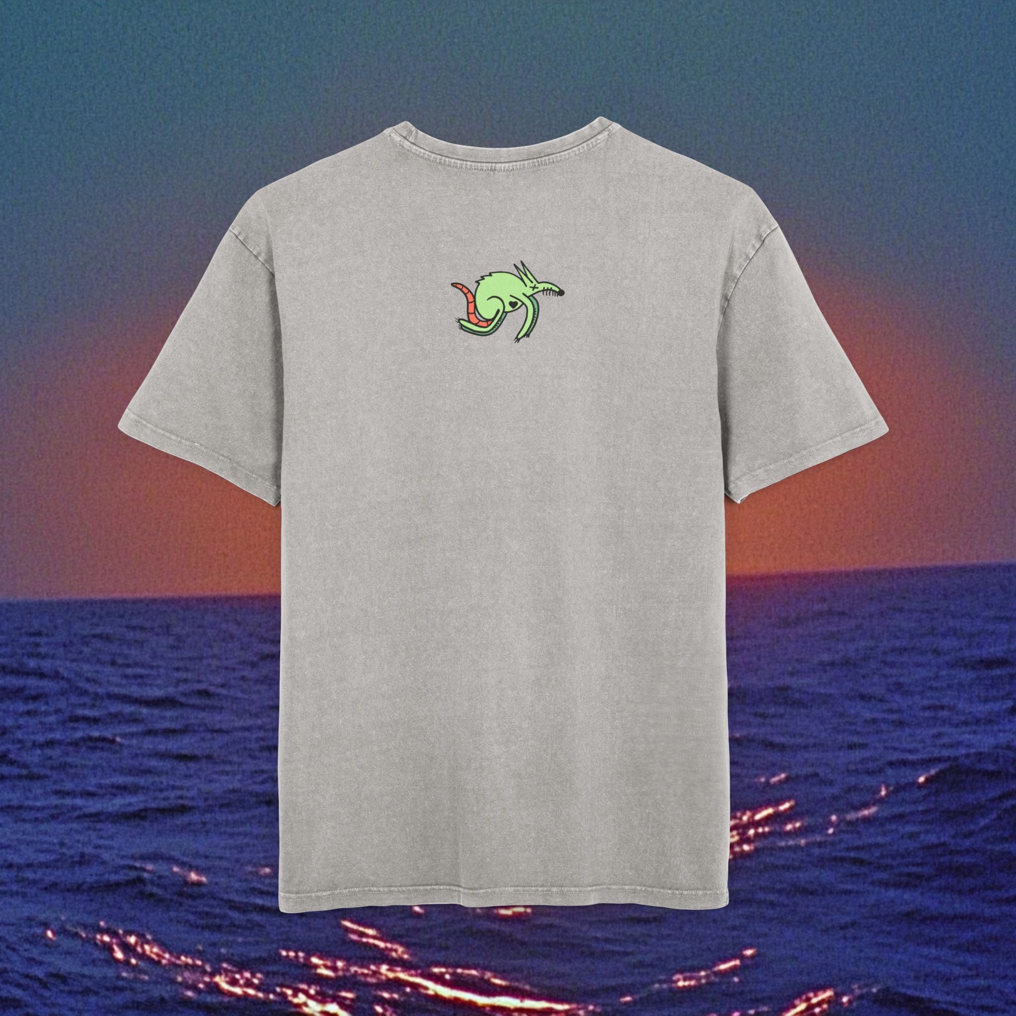 SEAS OVER SEAS Box Tee-Acid Washed
