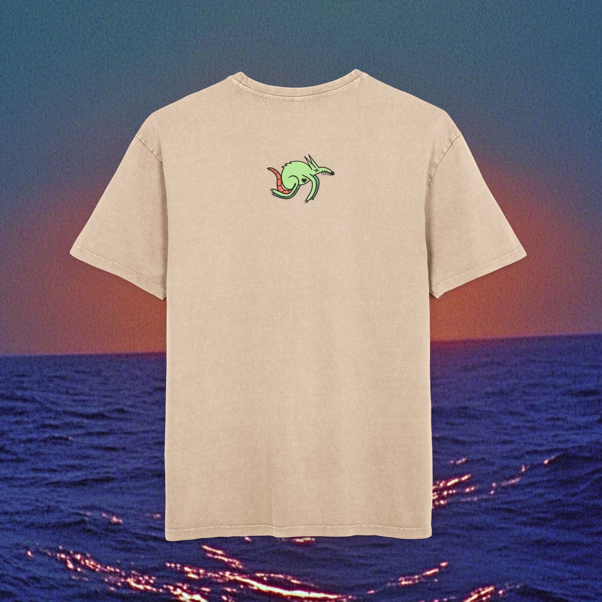 SEAS OVER SEAS Box Tee-Acid Washed