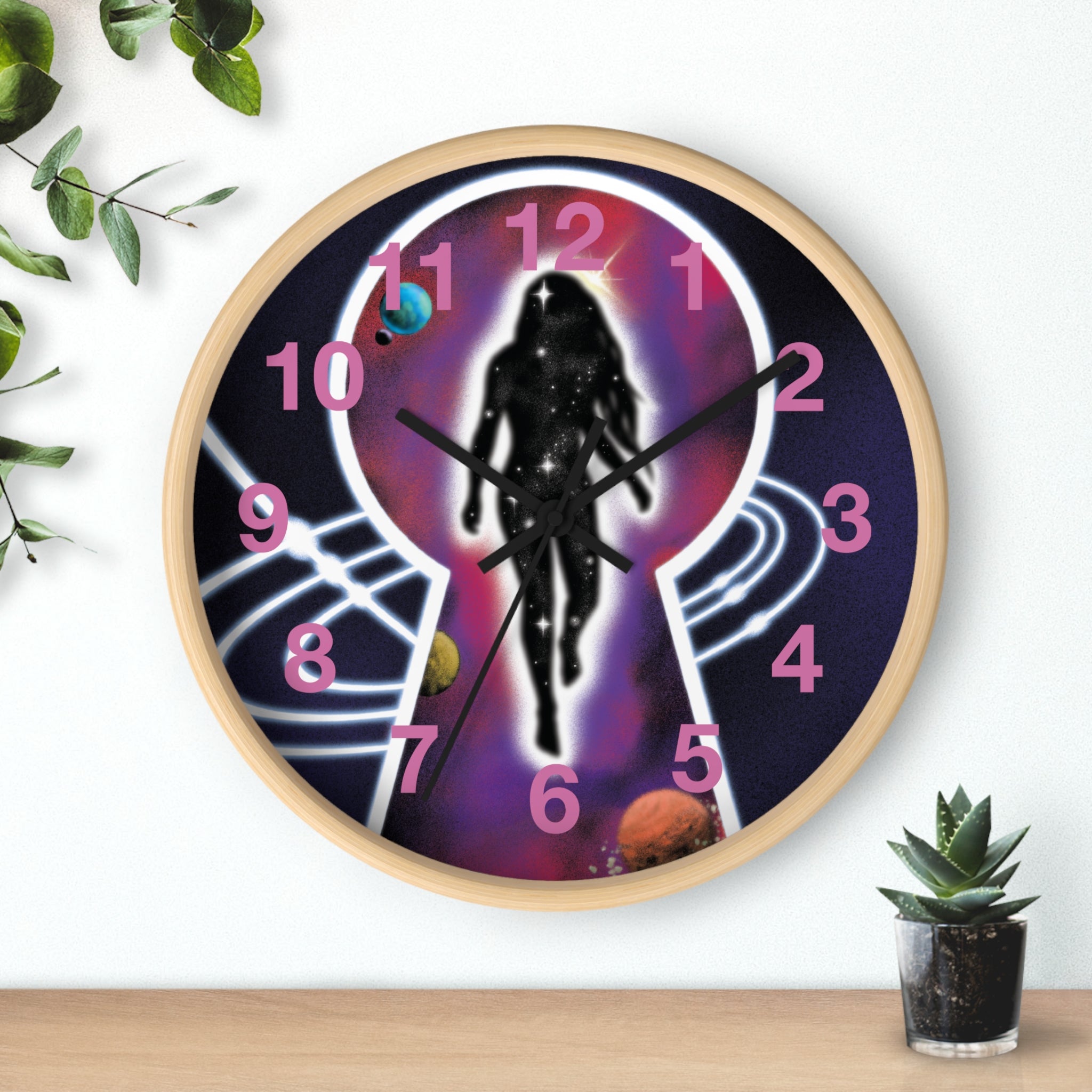 SEAS OVER SEAS Album Art Clock