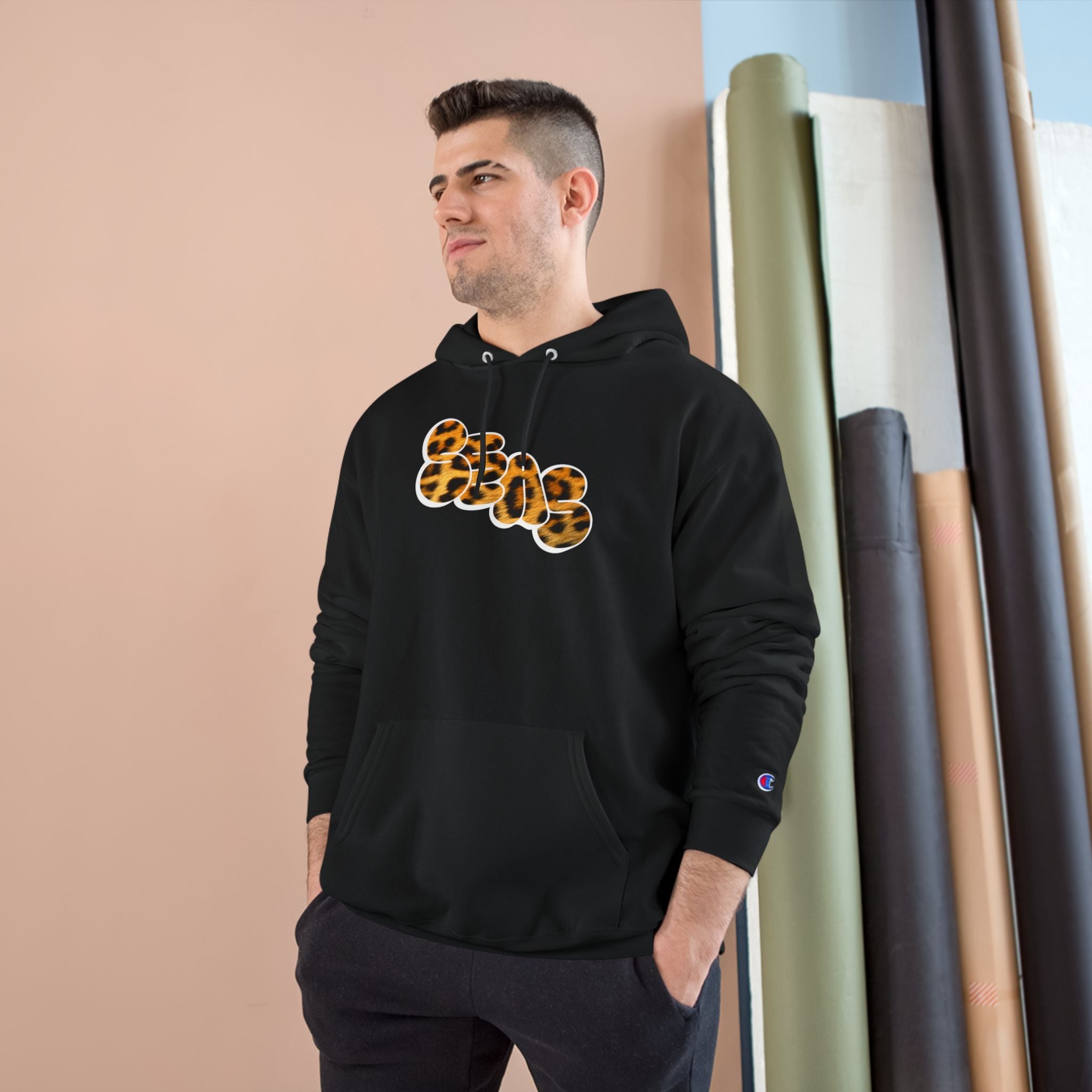 SEAS OVER SEAS Animal Print Hoodie