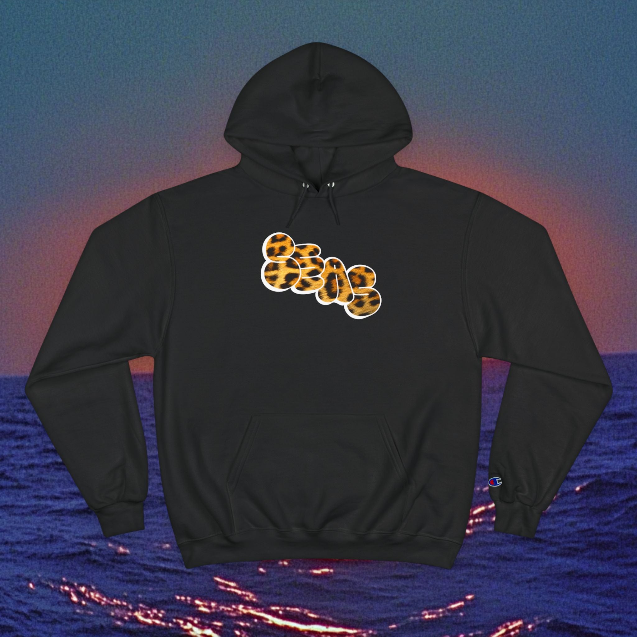 SEAS OVER SEAS Animal Print Hoodie