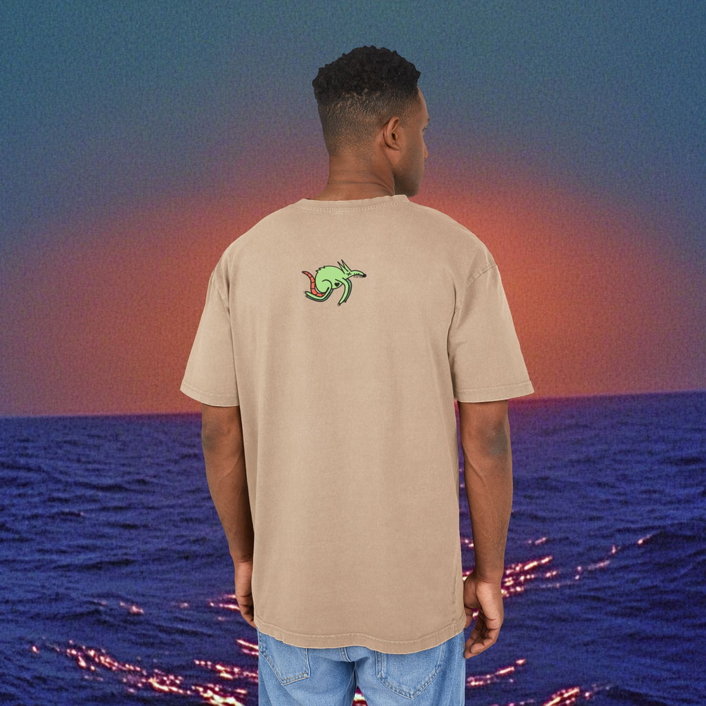 SEAS OVER SEAS Box Tee-Acid Washed