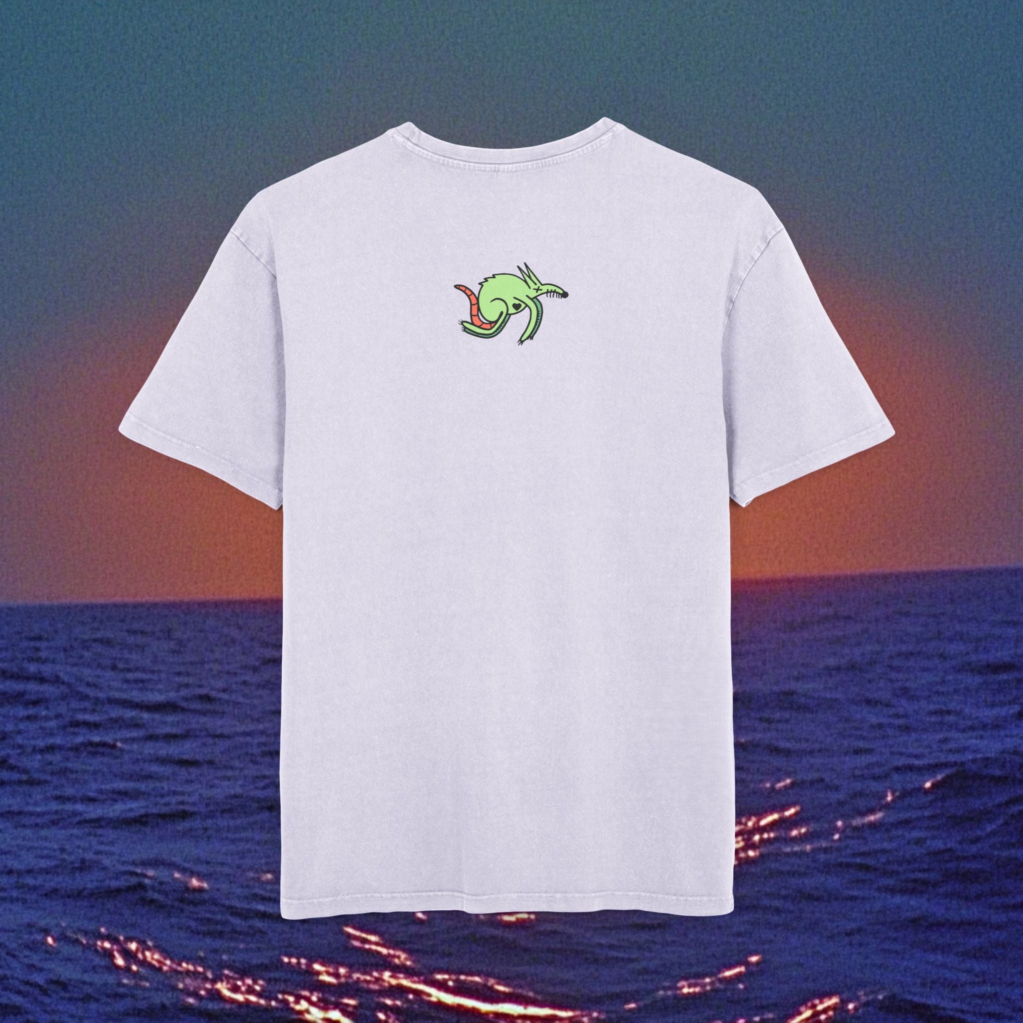 SEAS OVER SEAS Box Tee-Acid Washed